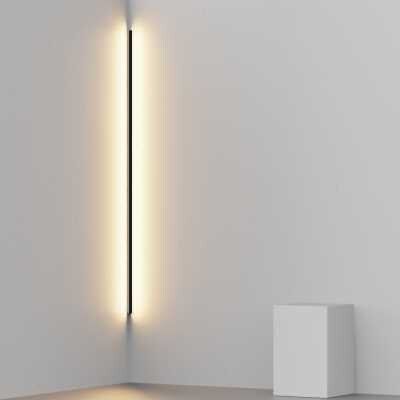 极简主义墙角壁灯北欧客厅卧室店铺创意个性氛围灯具qw长条led灯