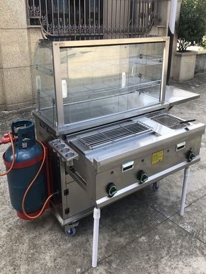 烧烤小吃车推车图片