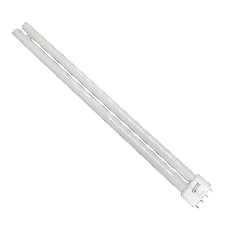 座尚h型灯管四针三基色长条荧光节能镇流器24灯座o暖白光18瓦36w4