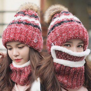 百搭初中生好看冬天女帽子情侣大人棒针年轻人经典冬款户外女孩子