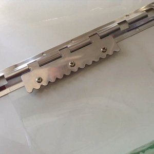 软门帘挂料夹片龙骨配件加厚皮帘子塑板y穿杆子夹板