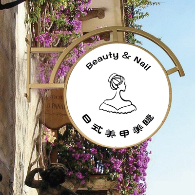 圆形灯箱双面防水图片