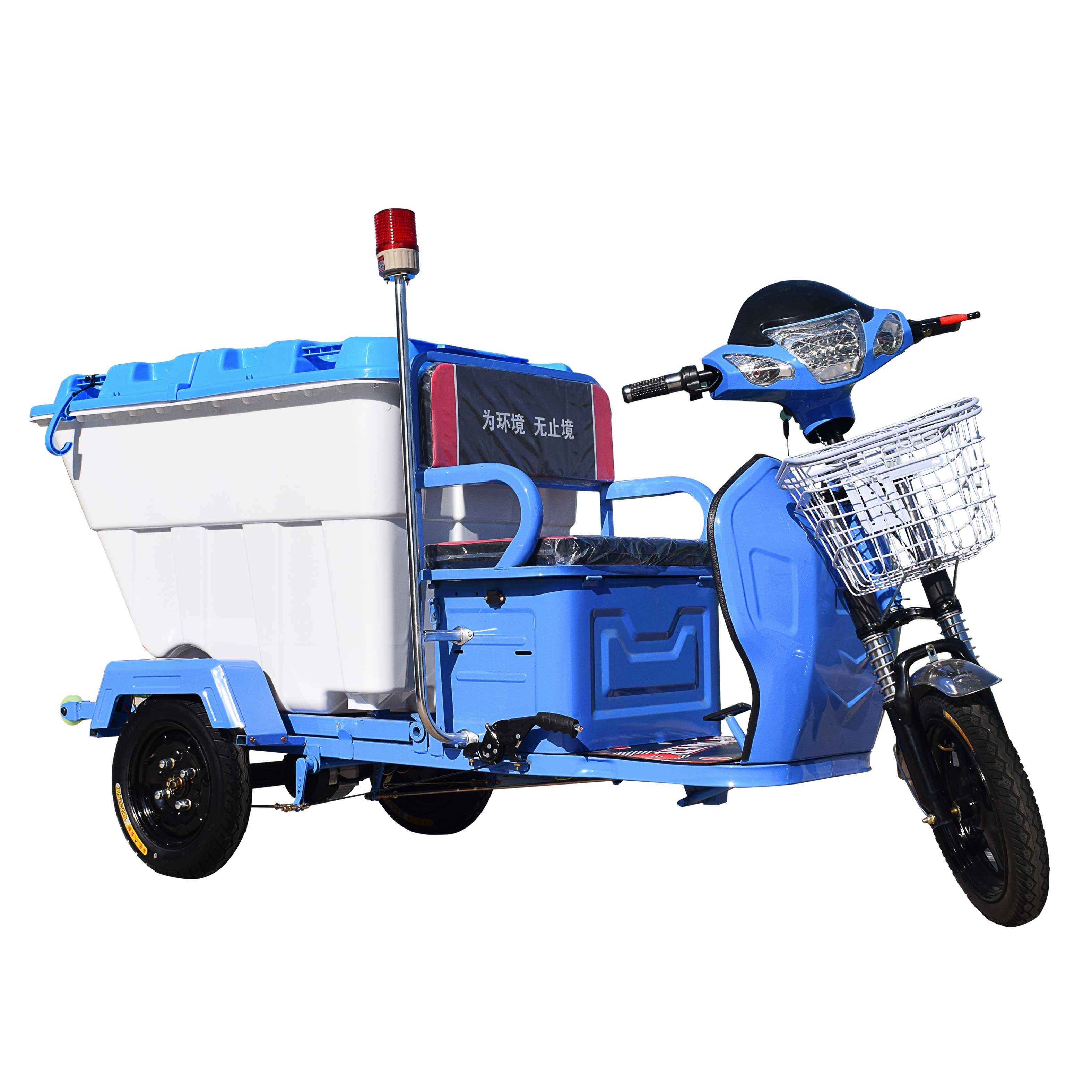 环卫路保洁电动学校扫清运物业车垃圾车道路车清扫三轮车路面扫.