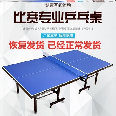 简易折叠乒乓球桌标准图片