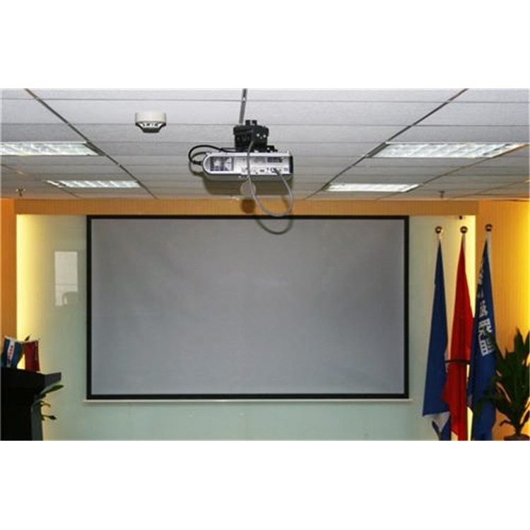 折叠电影投影仪简易家用幕布白幕布投投200寸户外幕布