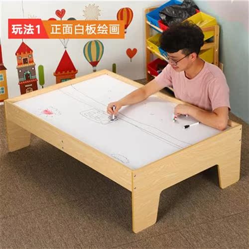 兒童玩具桌大號遊戲桌積木桌沙x桌多功能拼裝 兼容木質軌道玩具2在類目 玩具/童車/益智/積木/模型, 早教/智能玩具, 多功能玩具臺/遊戲桌中 - 來自Buy2taobao.com提供專業的淘寶代購服務
