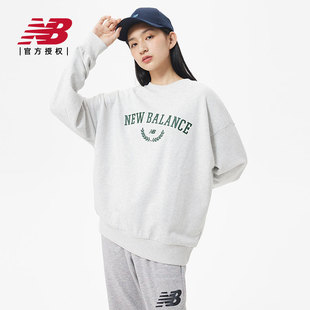 New Balance NB官方正品卫衣男女款运动休闲圆领套头衫AMT31309