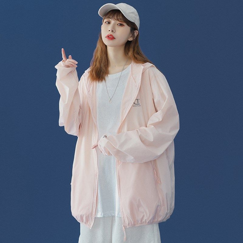 防晒衣女2021新款夏防紫外线薄款大码