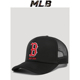 MLB网帽弯檐夏季运动百搭专柜正品帽子2021年爆款女B字母潮棒球帽
