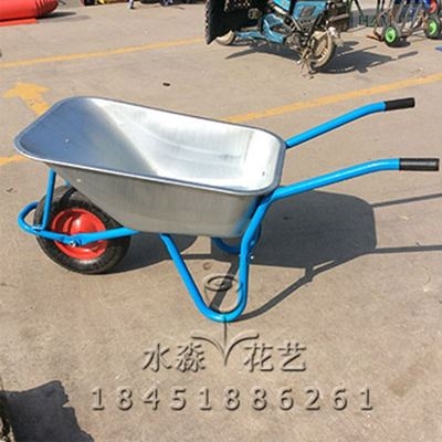 饲料车b手推车养殖场园推沙泥独轮手推车垃圾农用工具手推车.