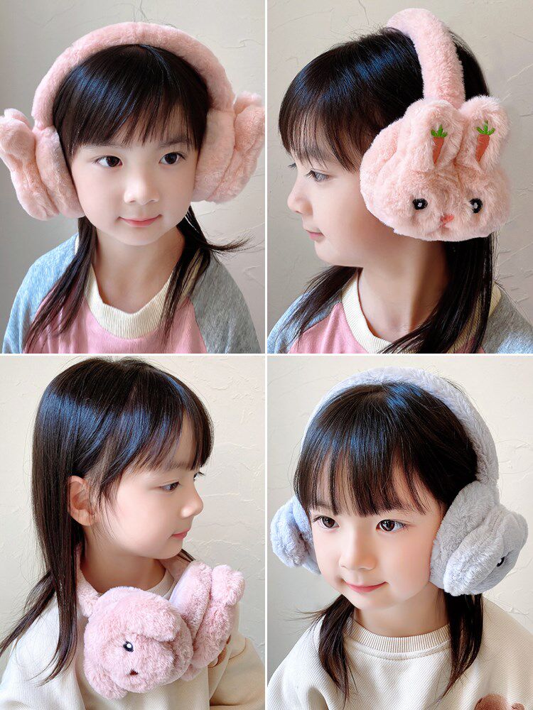儿童耳罩女孩儿女宝宝冬天保暖耳捂子可爱卡通小学生女童耳包新款