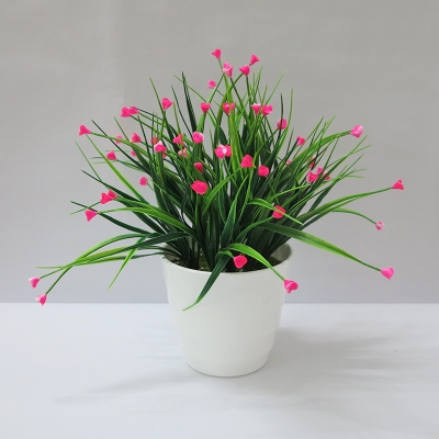 防真j室内花草客厅红掌假花客厅装饰绿色植物摆设盆栽盆景套装饰