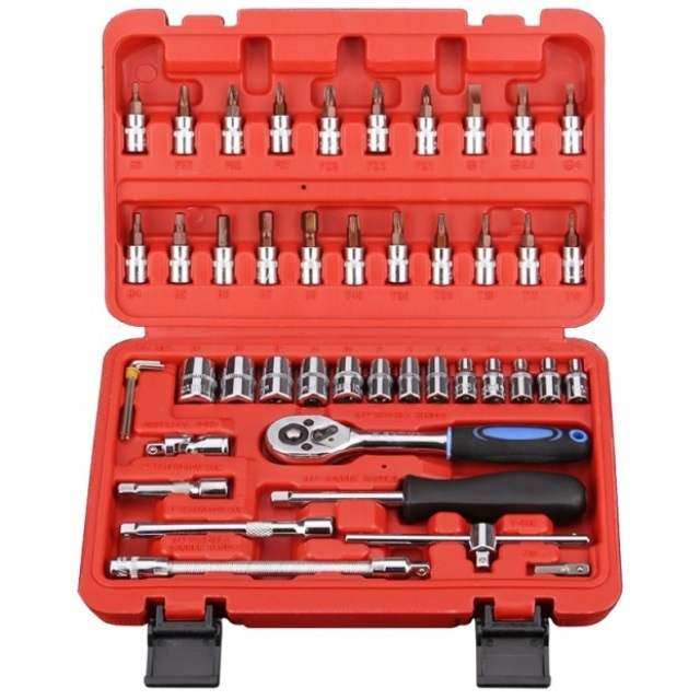 小号套筒套装便携小型套头扳手工具组合板手汽车带车用品货车维修