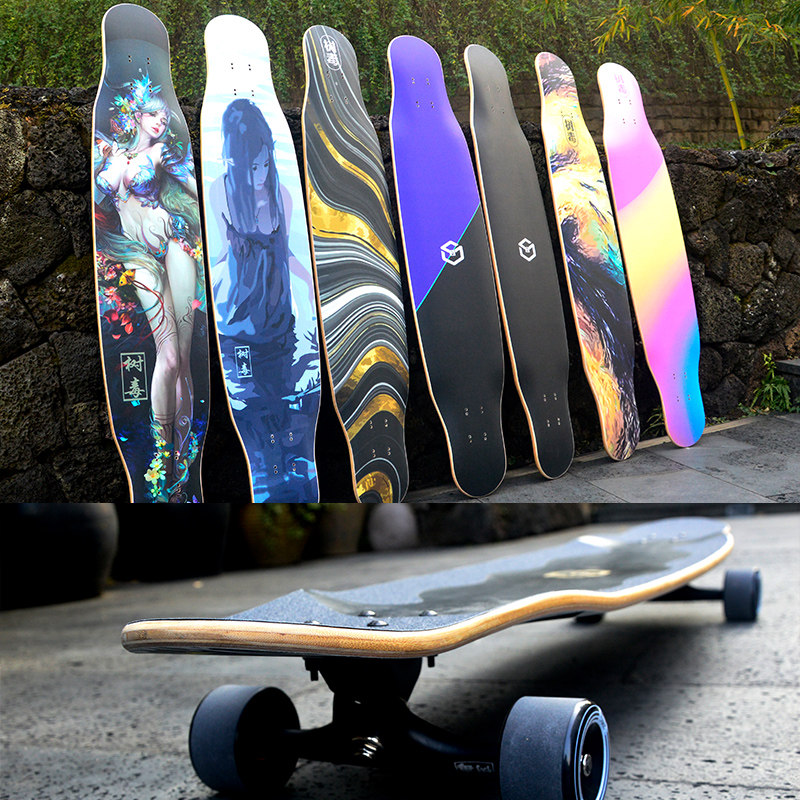 公路滑板长板刷街平花全能