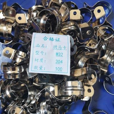 固定钢管夹扣型管m12卡子pvc电线固定器不锈.m10u卡半圆水管管.