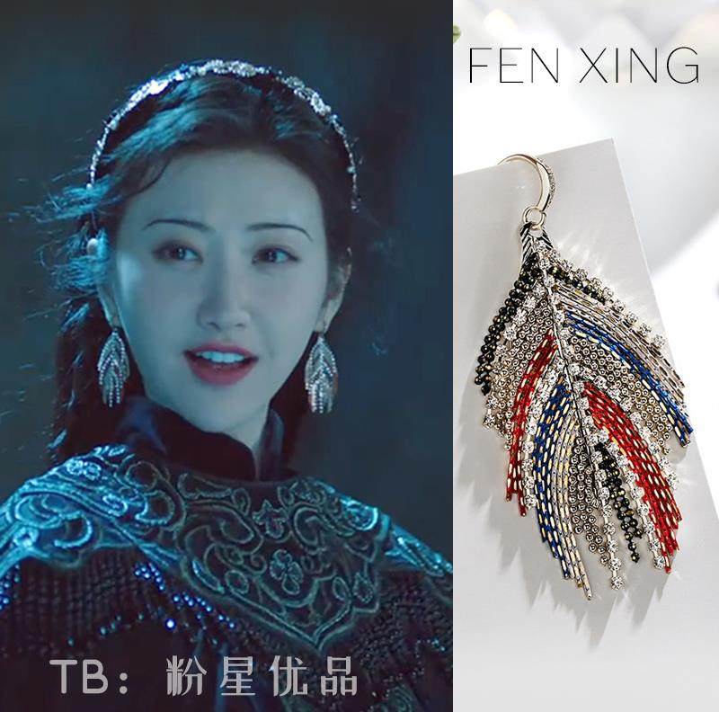 半妖司藤同款耳环景甜耳饰饰品配饰波西米亚民族风耳钩新款复古女