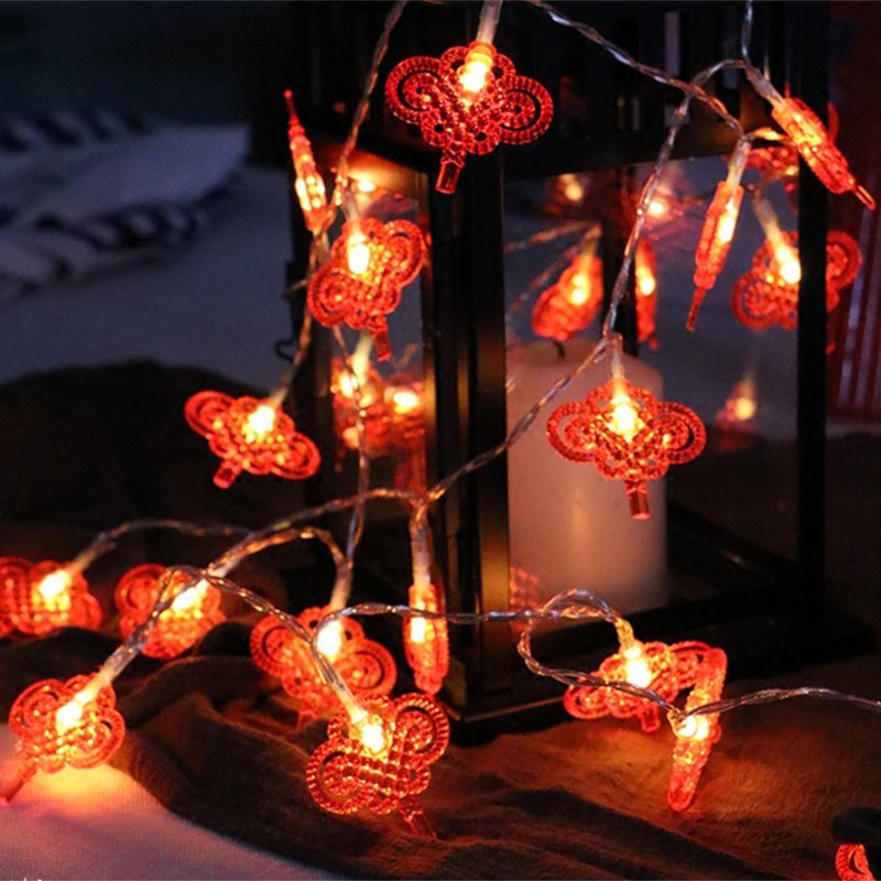 结气氛串挂灯节新年装饰饰彩灯春节串日灯灯过年led中国灯灯家用