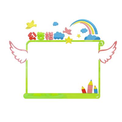 幼儿园家园联系栏亚克力展示板图片