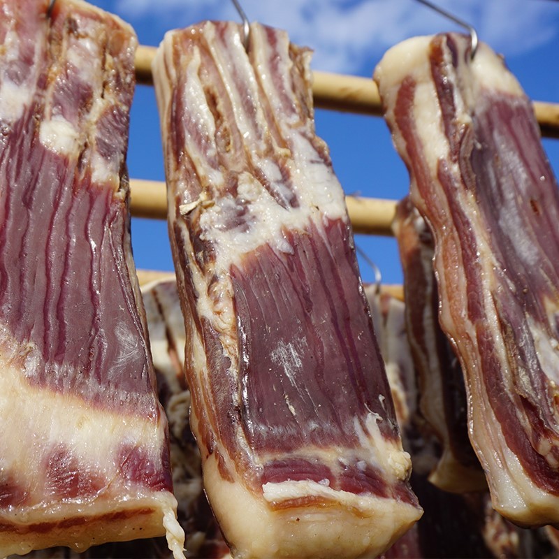 安徽腊肉咸肉手工腌制风干五花肉特色腊味农家特产正宗风干肉精装