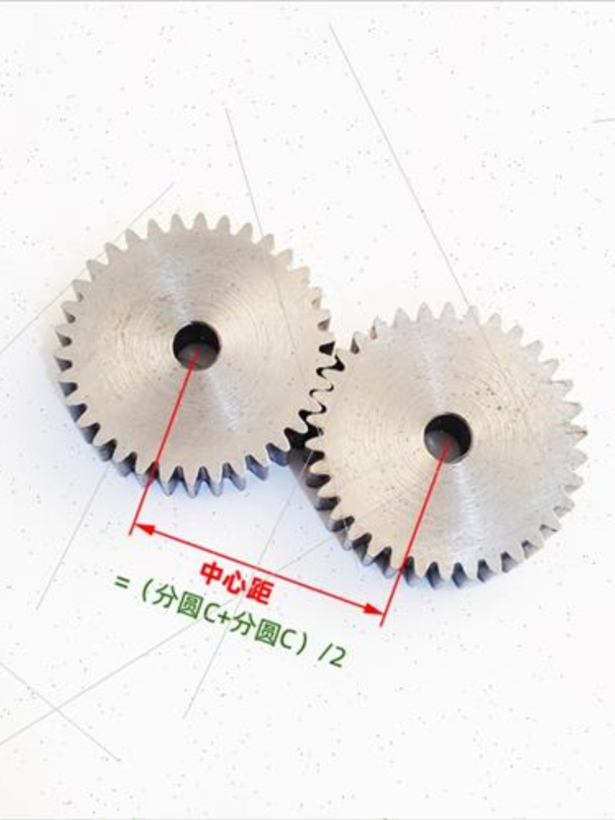 0.5模60T~69t圆柱直齿轮齿条诚商张45号碳钢雕刻机0.5m齿轮 A B