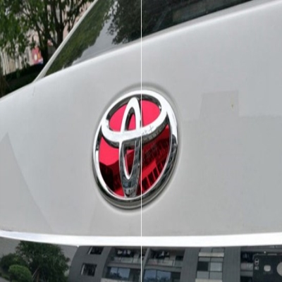 适用于贴纸拉标贴车身车卡罗改y装创意装饰雷凌花冠凯美瑞中网