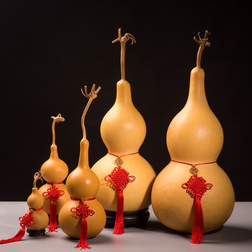 盘玩家居天然镇宅龙头葫芦练手吉祥宝葫芦禅意工艺品大摆件挂件