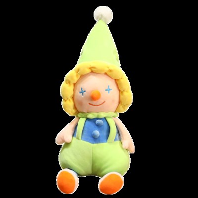 创意毛绒玩具公仔马戏团小丑布娃娃软玩偶安抚陪睡抱枕宝宝礼物.