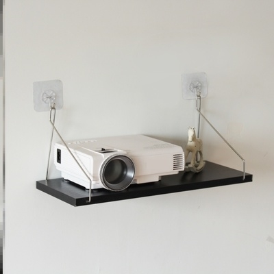 投影仪支架壁挂免打孔宿舍双层桌面固定托盘通用放置台架子音箱.