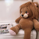 小狮子公仔动物毛绒玩具玩偶娃娃床上睡觉抱枕男女生儿童生日礼物