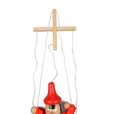 木偶玩具拉线儿童木图片