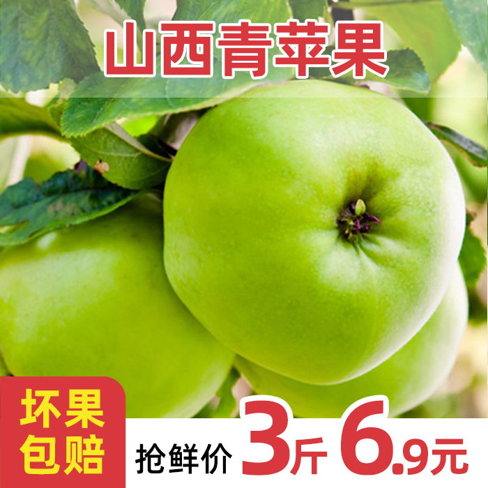 山西3斤装65mm起新鲜现摘青苹果