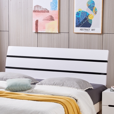 白色床头板图片