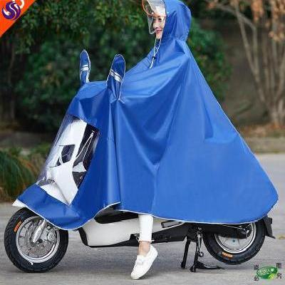 防水面罩女雨衣电瓶大人车雨披车罩通用防雨挡雨电动遮脸神器骑