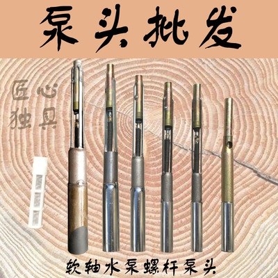 软轴水泵电动新款深井螺杆钢丝泵头
