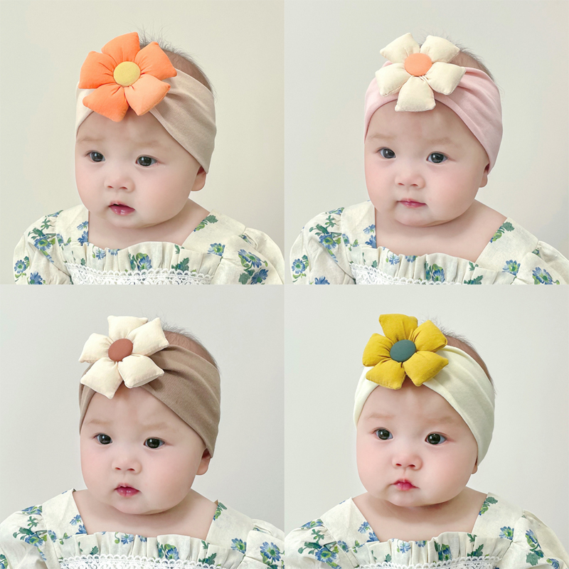 婴儿帽子夏季薄款发带宝宝囟门帽3新生儿胎帽婴幼儿卤门帽0一6月