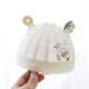婴儿帽子夏季薄款新生儿胎帽0一6个月宝宝可爱卡通囟门帽纯棉透气