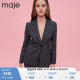 Maje Outlet女装时尚灰色格雷系休闲西装西服外套上衣MFPVE00421