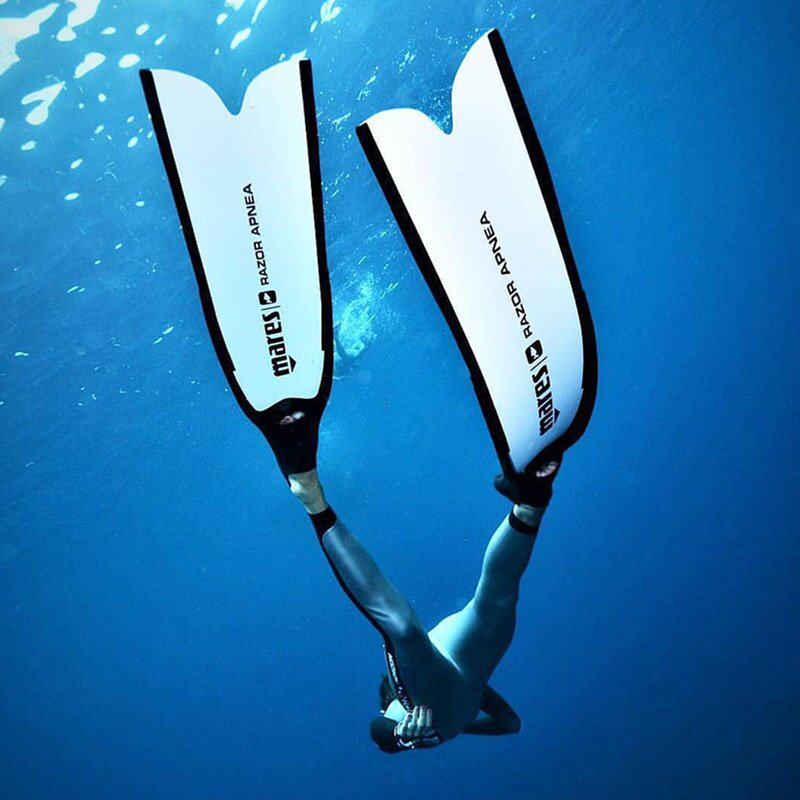 maresrazorapne自由潜水脚蹼玻璃纤维自由潜fin