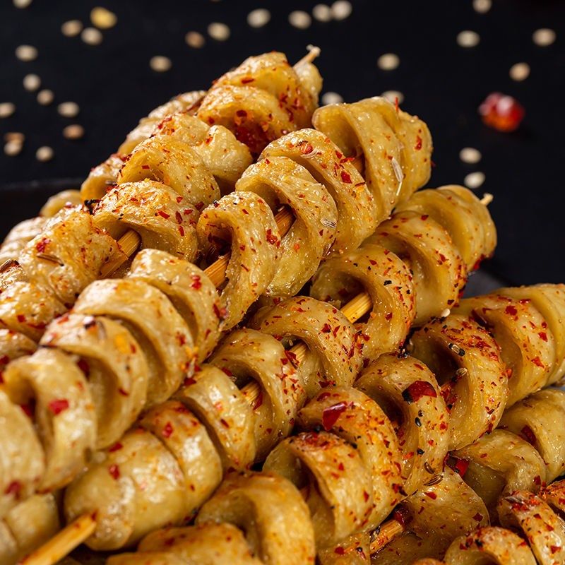 烤面筋串半成品商用手工大串烧烤食材冷冻30克串面筋家用零食