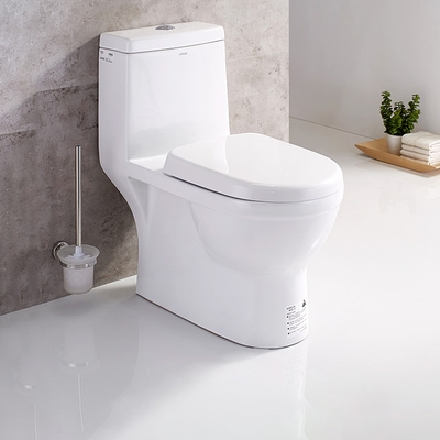 卫浴直冲式马桶大口径250/350坑距卫生间家用直排式坐便器