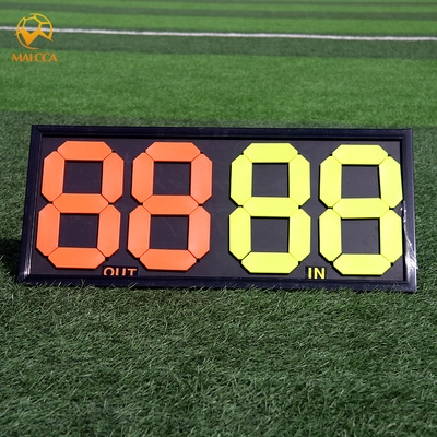 足球换人牌足球记分牌足球翻号牌双面显示4i位2位计分牌足球裁判