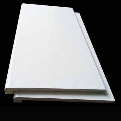 鞋店展示架白色烤漆木板货架折边一字隔板包店壁挂层板服装上墙架