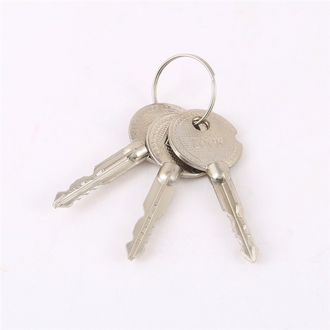 中国卷拉门卷帘卷闸门车库地下室门锁铜芯中,下开普通款十字钥匙