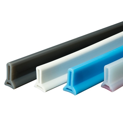 弧形淋浴耐用浴室玻璃门防水胶条可弯曲隔断地面方便底部水浴分.