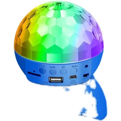 蓝牙七彩灯小音箱带彩灯小音响无线闪灯大音量迷你3d环绕低音