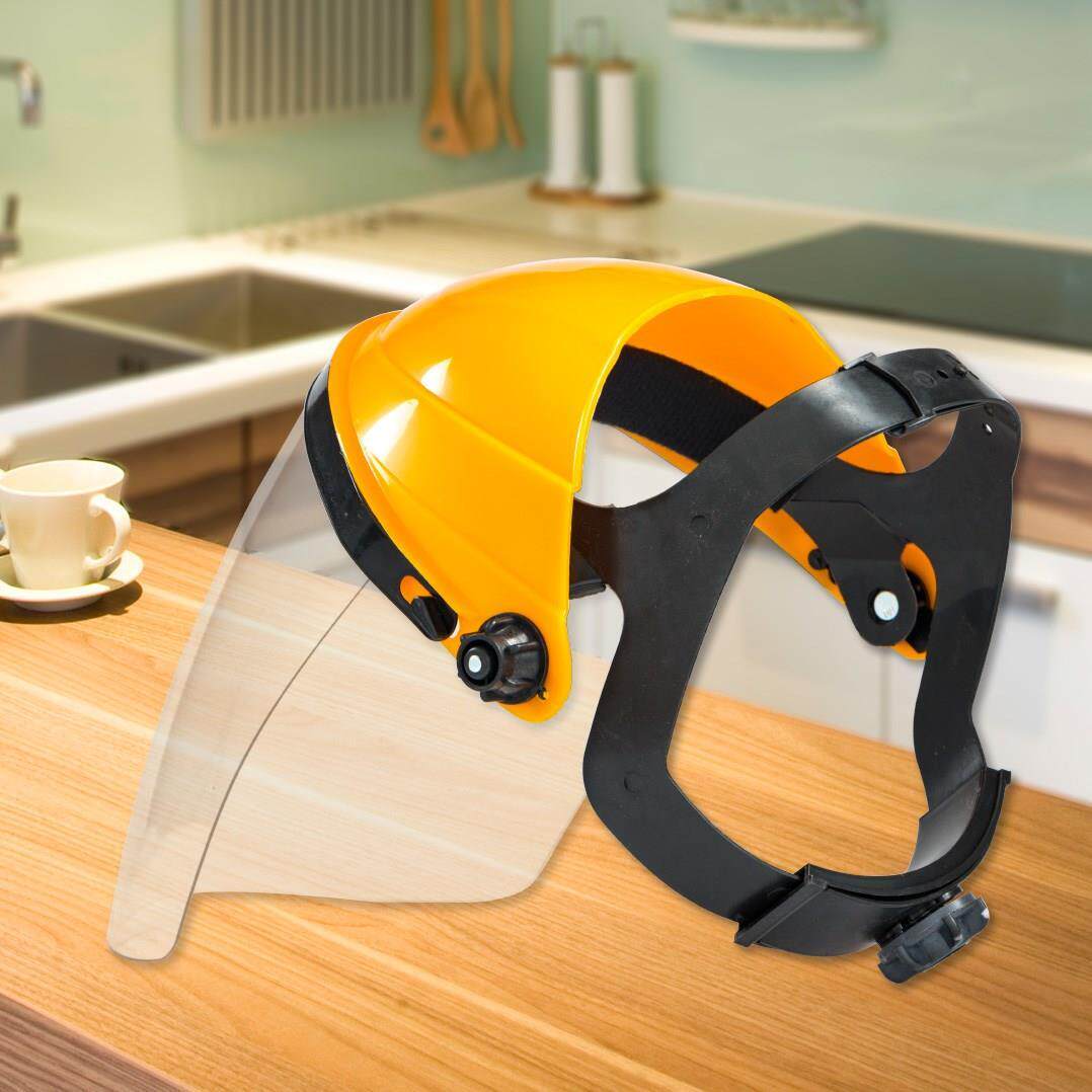 油炸面具防油烟面罩烟雾厨师围脸炒菜面具抄菜厨房护脸罩透明防