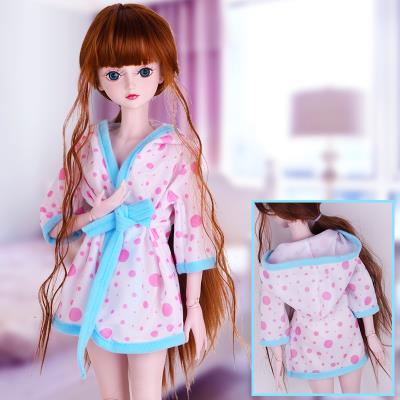 60厘米夜萝莉仙子冰灵公主叶罗丽娃娃的保暖睡衣拖鞋夏季泳衣睡裙