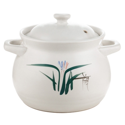 景德镇陶瓷养生砂锅白色家用炖锅燃气汤锅明火煲耐高温煮粥锅小号