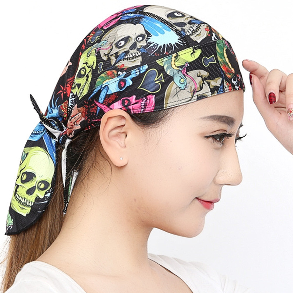 男女干速行户外帽防晒骑紫外线舞夏季帽海盗头巾帽子防小帽街新款