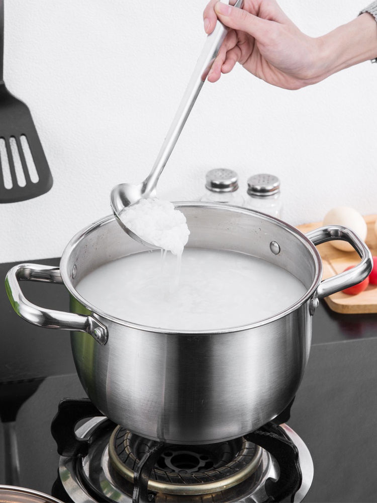 烧粥锅_熬粥锅燃气烧水稀饭锅煮粥锅煮汤不锈钢烫锅熬汤小锅20cm家用